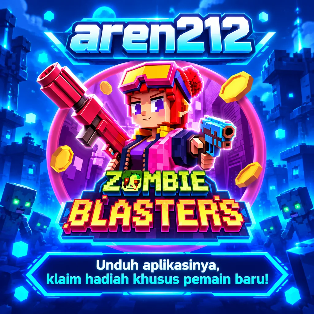 aren212 · Zombie Blaster · Tampilan permainan